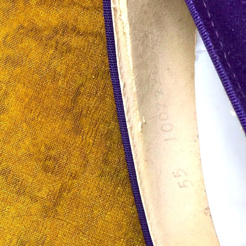 Vintage Velvet Heels  shoes - Picture 7 of 14